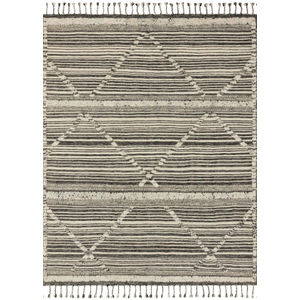Iman IMA-01 Ivory/Charcoal Area Rug