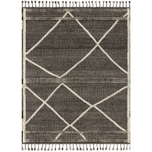 Iman IMA-02 Beige/Charcoal Area Rug