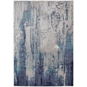Indio 39H2F Ivory/Blue/Black Area Rug
