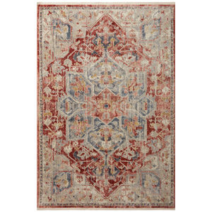 Janey JAY-01 Garnet/Multi Area Rug