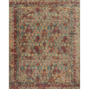 Javari JV-03 Slate/Berry Area Rug