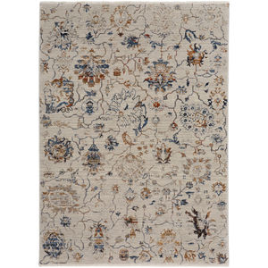 Kaia 39GPF Ivory/Orange/Blue Rug