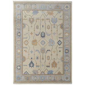 Karina 69G6F Ivory/Blue/Tan Area Rug