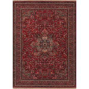 Kashimar All Over Medallion Red Rug