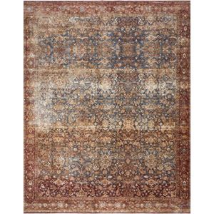 Kennedy KEN-05 Denim/Brick Area Rug