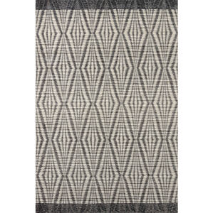 Kenzie KNZ-01 Ivory/Charcoal Area Rug