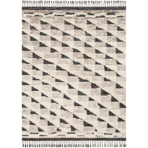 Khalid KF-02 Natural/Black Area Rug