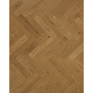 The Gault Estate Herringbone Woven Wicker Oak Hardwood