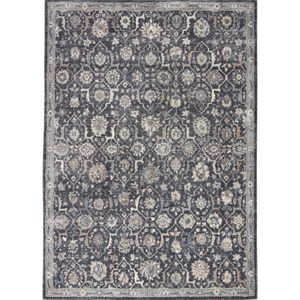 Moroccan Celebration KI385 Navy Area Rug