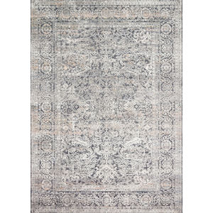 Lucia LUC-03 Steel/Ivory Area Rug