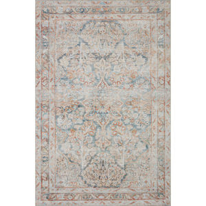 Lenna LEA-02 Ocean/Apricot Area Rug