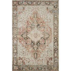 Lenna LEA-03 Rust/Charcoal Area Rug