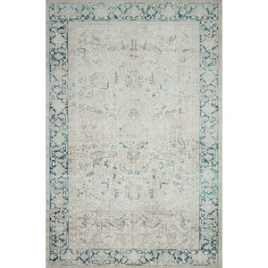 Lenna LEA-06 Natural/Denim Area Rug