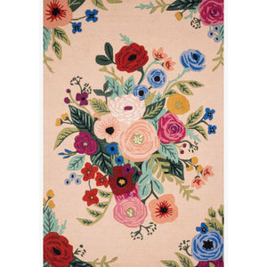 Les Fleurs LES-03 Blush/Multi Area Rug