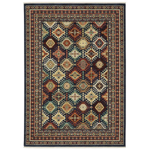 Lilihan 3b Navy/Multi Area Rug
