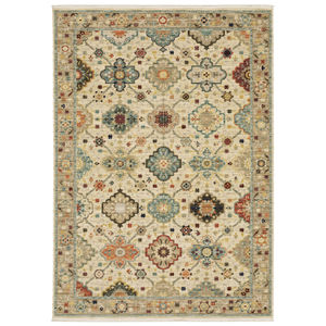 Lilihan 4601w Beige/Multi Area Rug