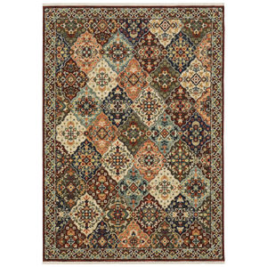 Lilihan 50x Red/Multi Area Rug