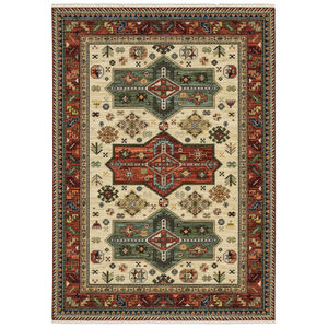 Lilihan 8022r Red/Multi Area Rug