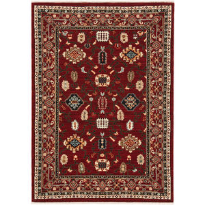 Lilihan 43s Red/Black Area Rug