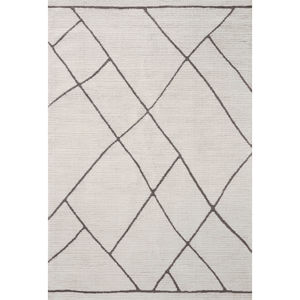 Logan LOG-01 Ivory/Charcoal Area Rug