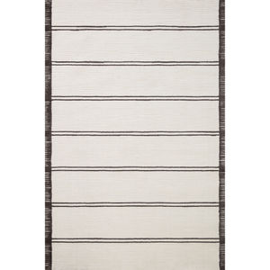 Logan LOG-02 White/Mocha Area Rug