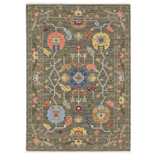 Lucca 5506k Grey/Multi Area Rug