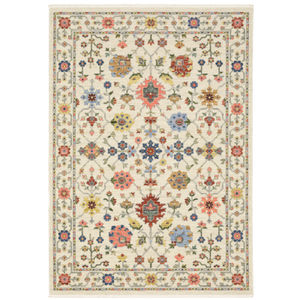 Lucca 93w Ivory/Multi Area Rug
