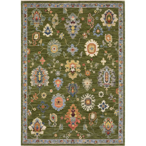 Lucca 2863E Green/Multi Area Rug