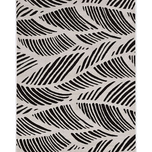Lucia 2770 Black/White Folia Area Rug