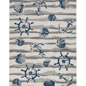 Lucia 2775 Ivory Seashore Area Rug
