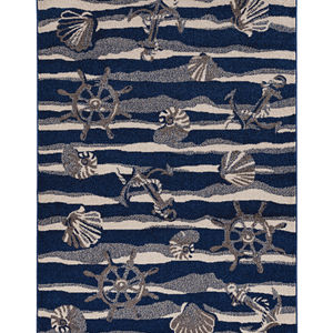 Lucia 2776 Blue Seashore Area Rug