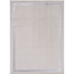 Luna 7129 Ivory/Silver Border Area Rug