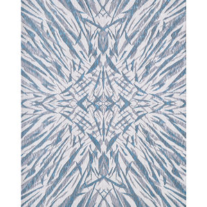 Luna Ivory/Blue Illusions Area Rug
