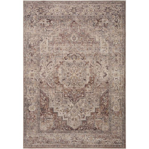 Lyra LYR-06 Berry/Stone Area Rug