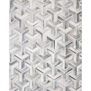 Maddox MAD-05 Silver/Ivory Area Rug