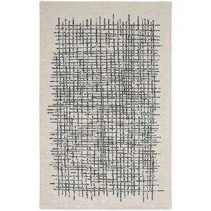 Maddox 8630F Ivory/Gray/Black Area Rug