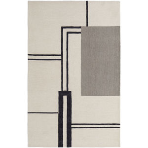 Maguire 8899F Ivory/Gray/Black Area Rug