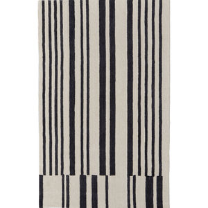 Maguire 8901F Ivory/Black Area Rug
