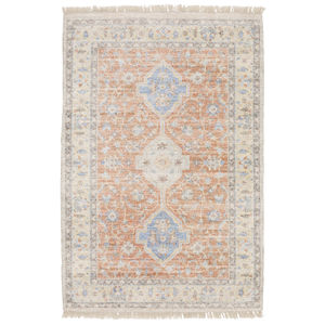 Malabar 45305 Orange/Blue Area Rug