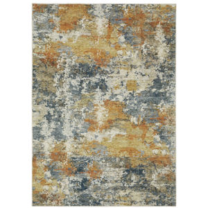 Malibu mal05 Blue/Gold Area Rug