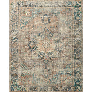 Margot MAT-02 Terracotta/Lagoon Area Rug