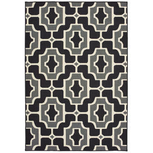 Marina 1491z Black/Grey Area Rug