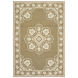 Marina 7764j Tan/Ivory Area Rug