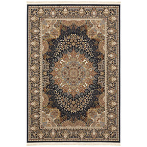 Masterpiece 1802b Navy/Multi Area Rug