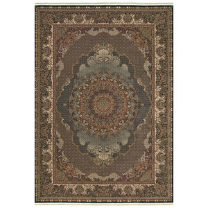 Masterpiece 5330b Blue/Red Area Rug