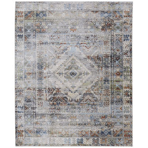Melrose 39P0F Gray/Red/Blue Area Rug