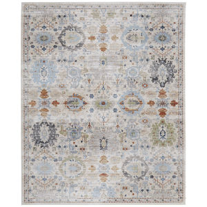 Melrose 39P5F Tan/Blue/Red Area Rug