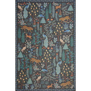 Menagerie MEN-02 Black Area Rug
