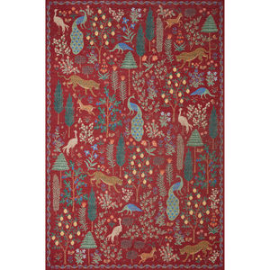 Menagerie MEN-02 Crimson Area Rug