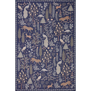 Menagerie MEN-02 Navy Area Rug